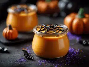Halloween Orange Panna Cotta - featured image